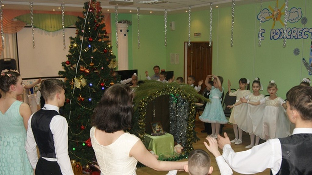 Рождественское представление в детском приюте
