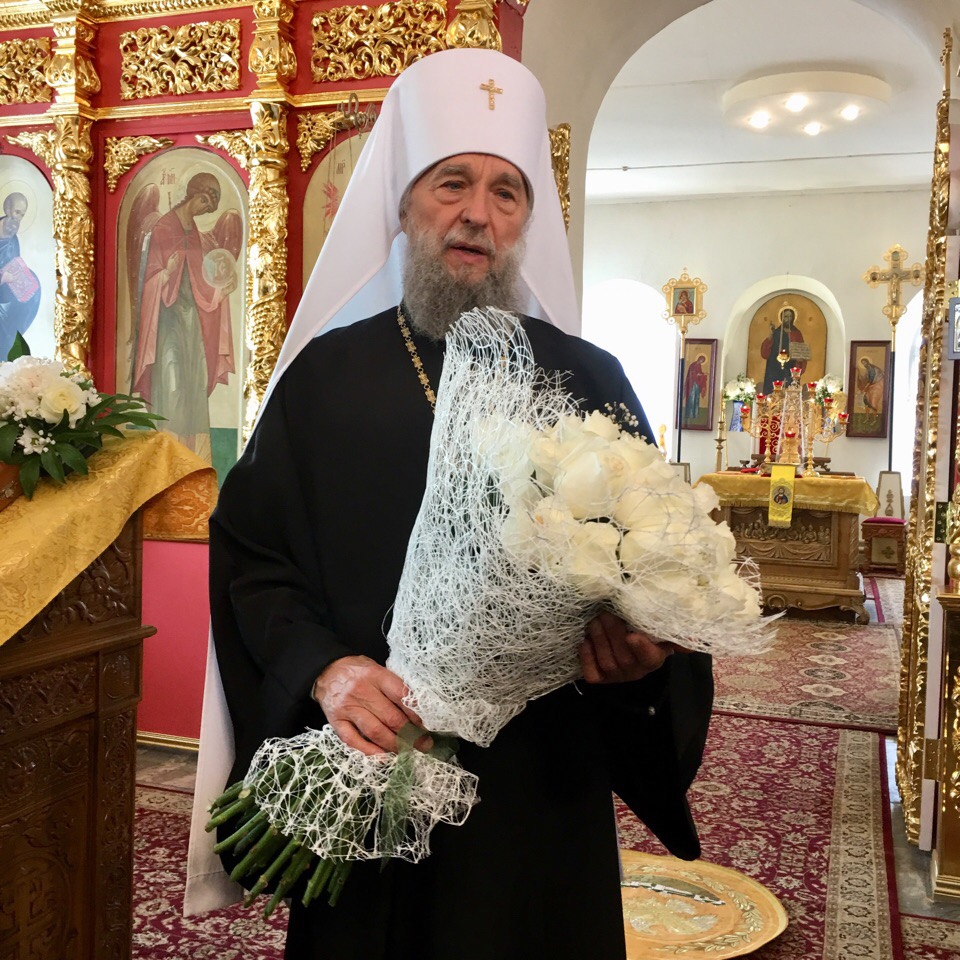 Поздравление митрополита Волоколамского Илариона с днем рождения.