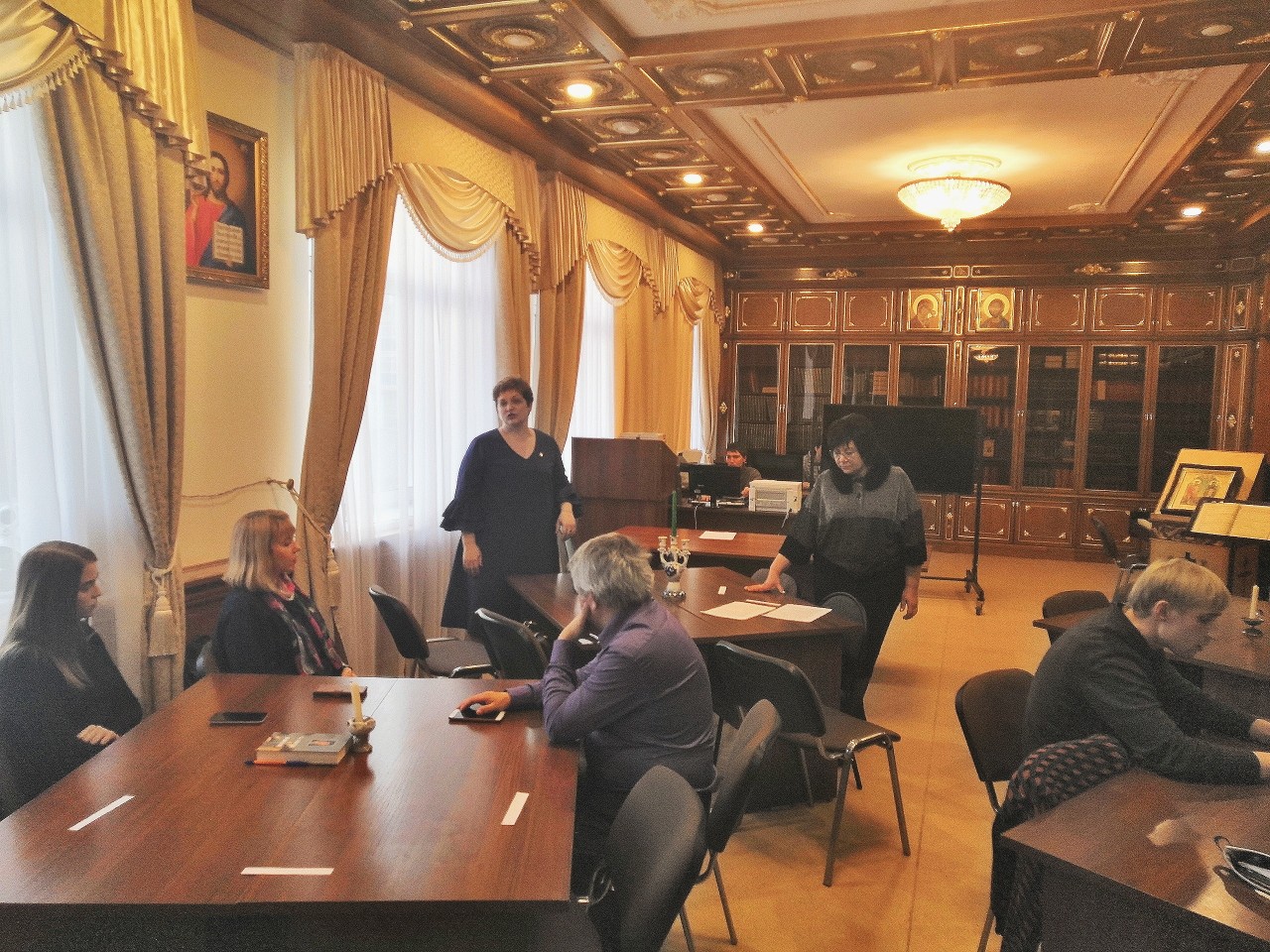 Встреча в литературной гостиной музейно-библиотечного комплекса Саранской Духовной семинарии